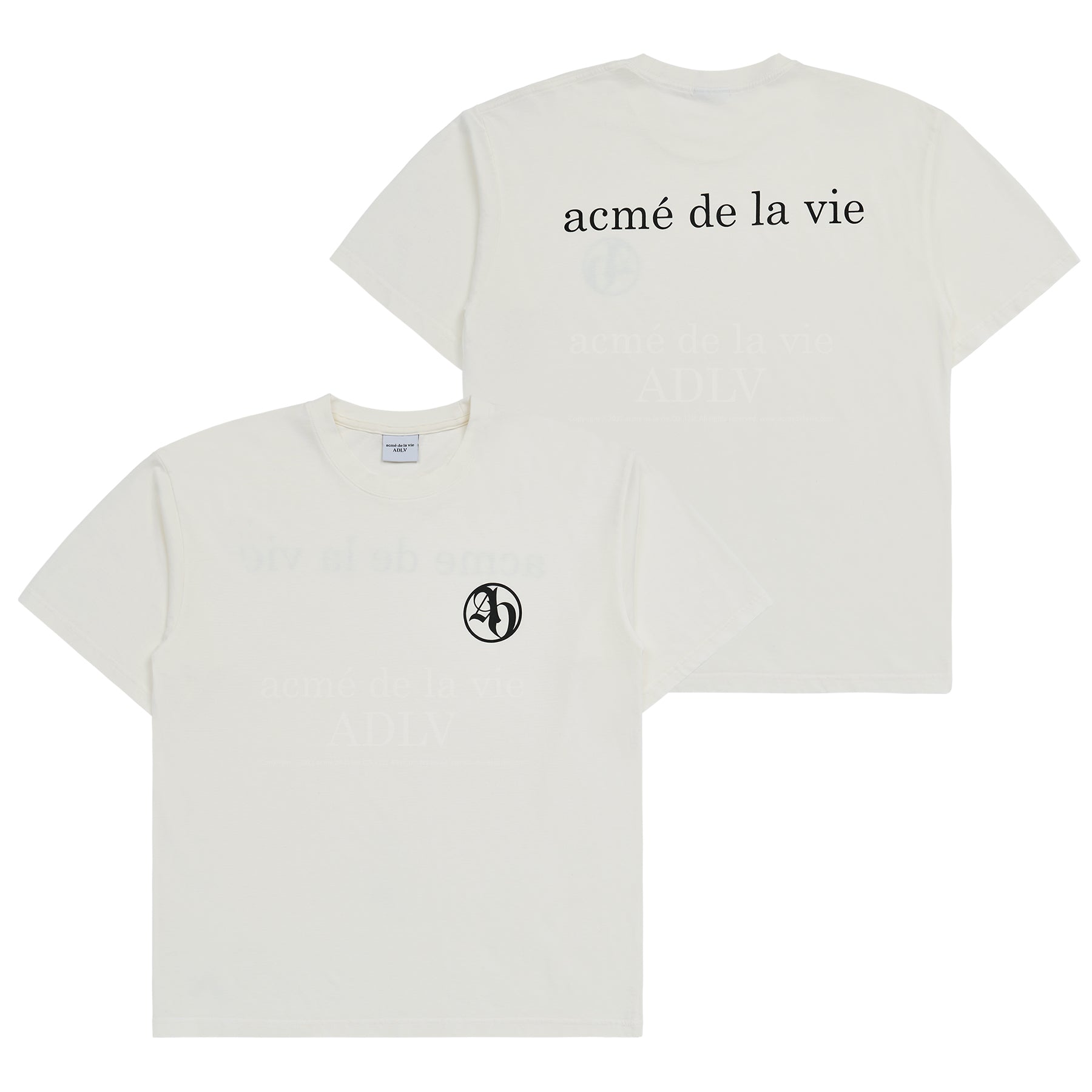アクメドラビ★BASIC LOGO BIO WASHING SHORT SLEEVE T-SHIRT BASIC LOGO BIO WASHING SHORT SLEEVE T-SHIRT - 아크메드라비