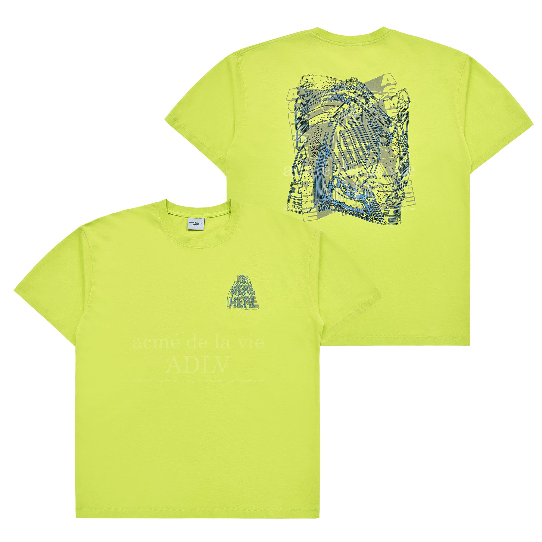 Tシャツ・カットソー ACME DE LA VIE WE WERE OVERLAP ARTWORK SHORT SLEEVE 4BUK056 ADLV WE WERE OVERLAP ARTWORK SHORT SLEEVE T-SHIRT – ADLV