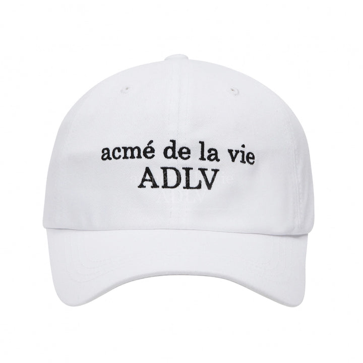 ADLV BASIC BASEBALL CAP WHITE