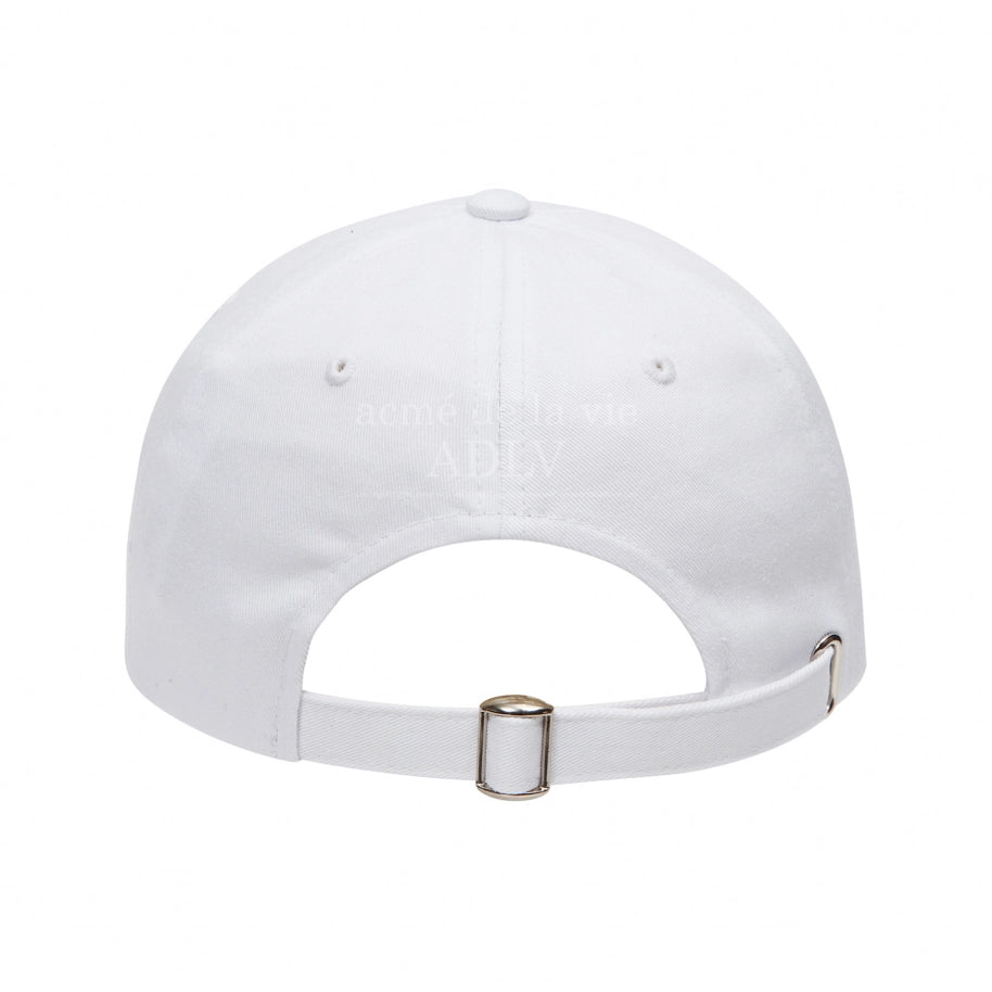 ADLV BASIC BASEBALL CAP WHITE