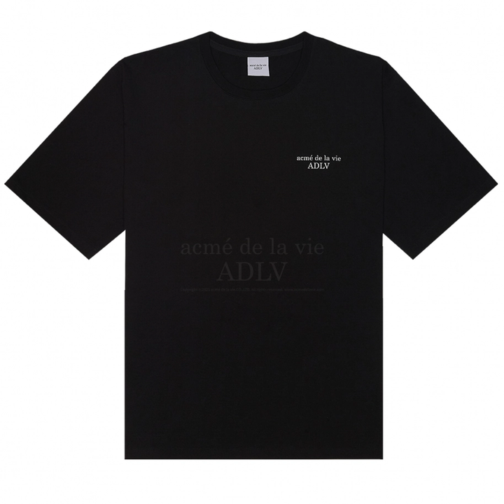 ADLV BASIC SHORT SLEEVE T-SHIRT 2 BLACK