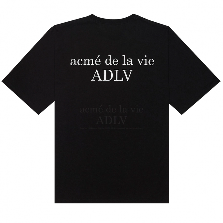 ADLV BASIC SHORT SLEEVE T-SHIRT 2 BLACK