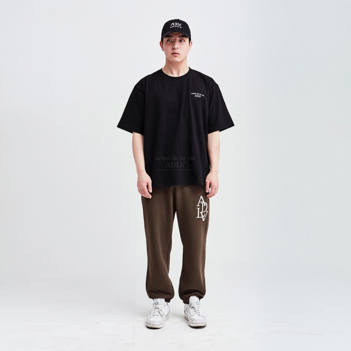 ADLV BASIC SHORT SLEEVE T-SHIRT 2 BLACK