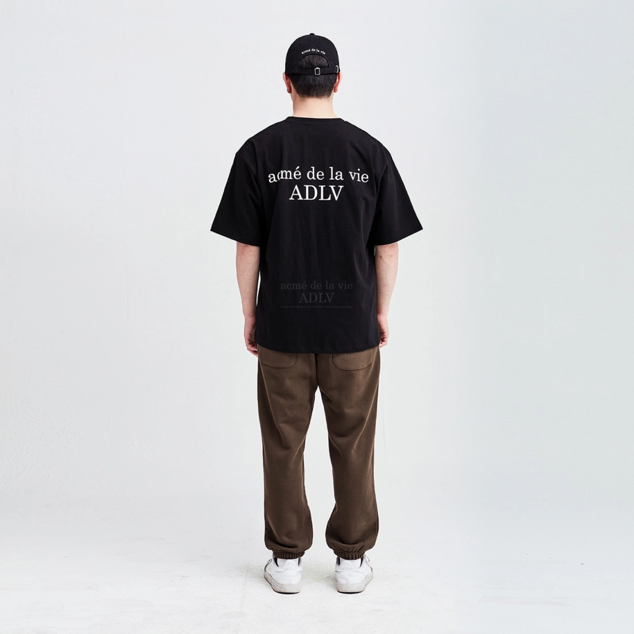 ADLV BASIC SHORT SLEEVE T-SHIRT 2 BLACK