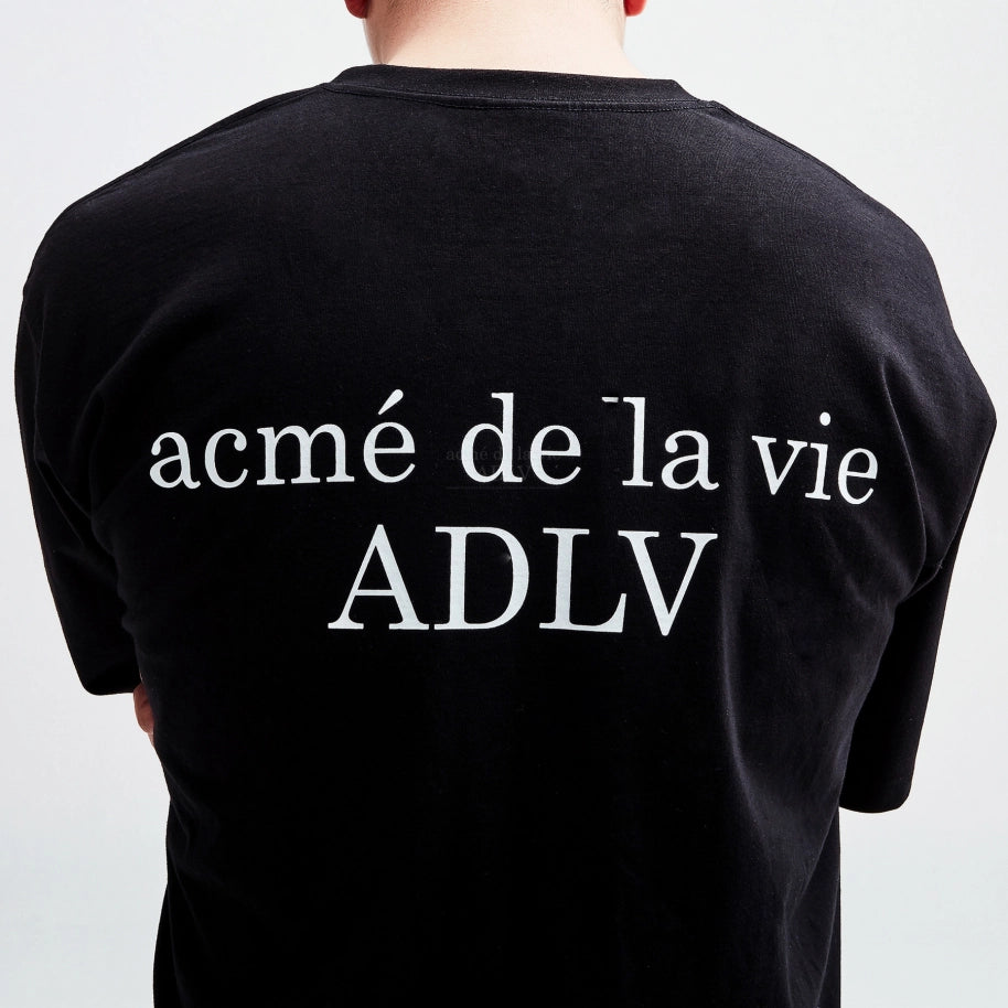 ADLV BASIC SHORT SLEEVE T-SHIRT 2 BLACK