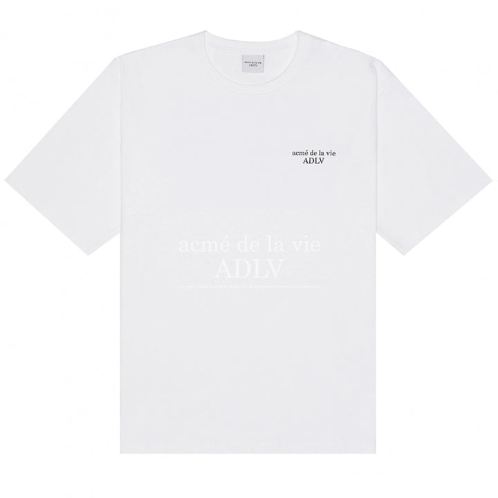 ADLV BASIC SHORT SLEEVE T-SHIRT 2 WHITE