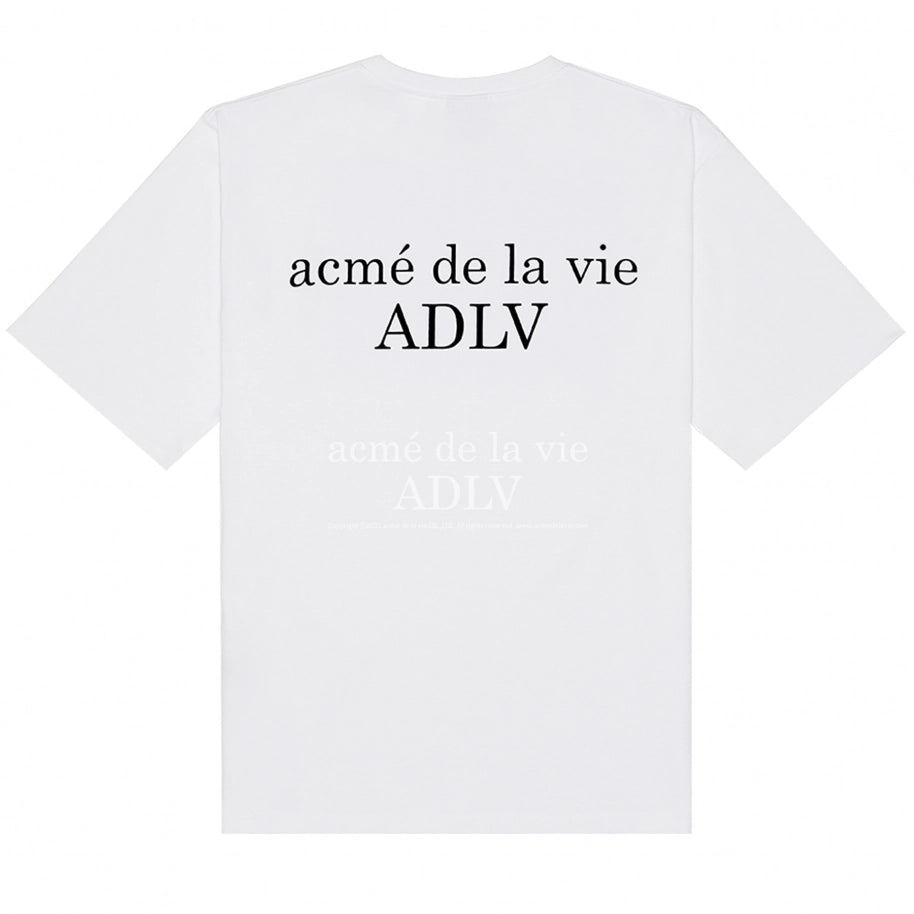 ADLV BASIC SHORT SLEEVE T-SHIRT 2 WHITE