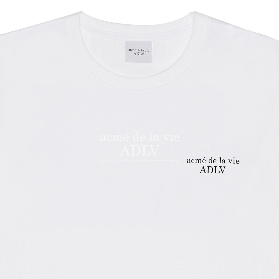 ADLV BASIC SHORT SLEEVE T-SHIRT 2 WHITE