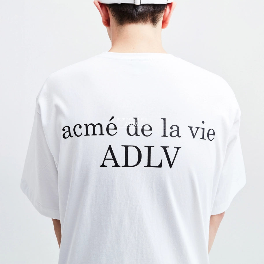 ADLV BASIC SHORT SLEEVE T-SHIRT 2 WHITE