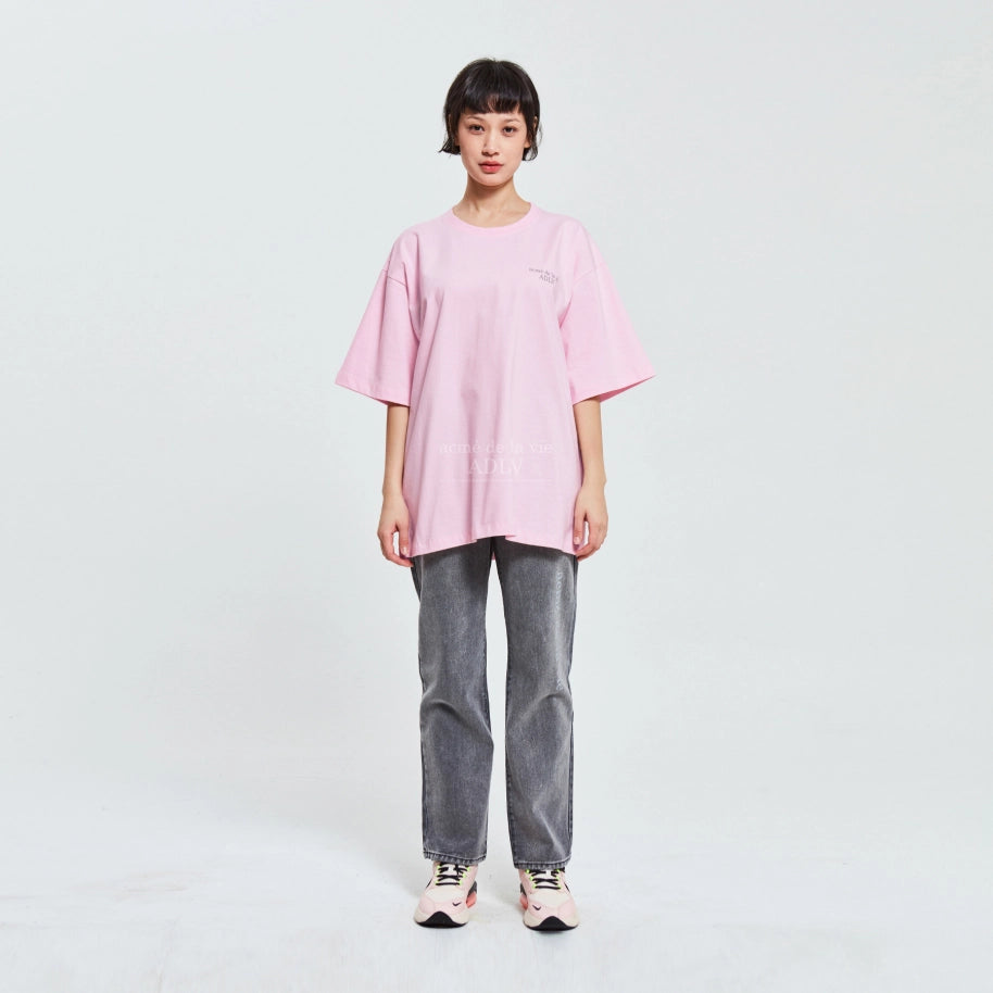 ADLV BASIC SHORT SLEEVE T-SHIRT 2 PINK