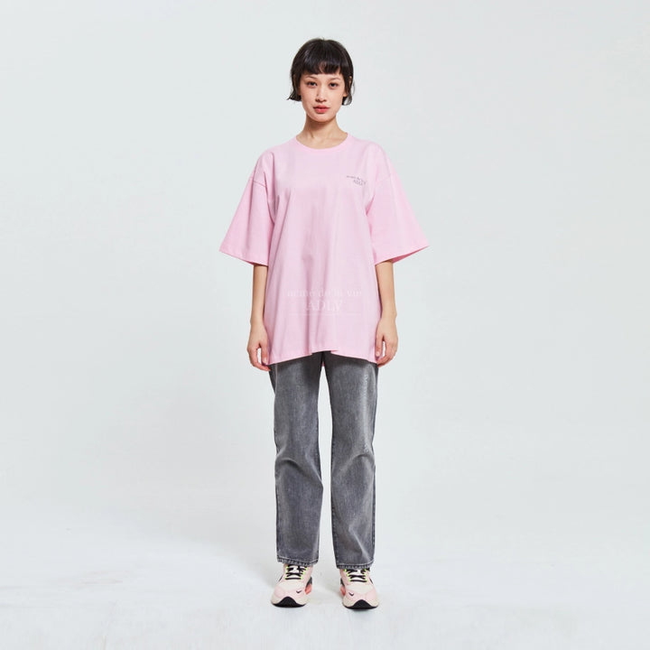 ADLV BASIC SHORT SLEEVE T-SHIRT 2 PINK