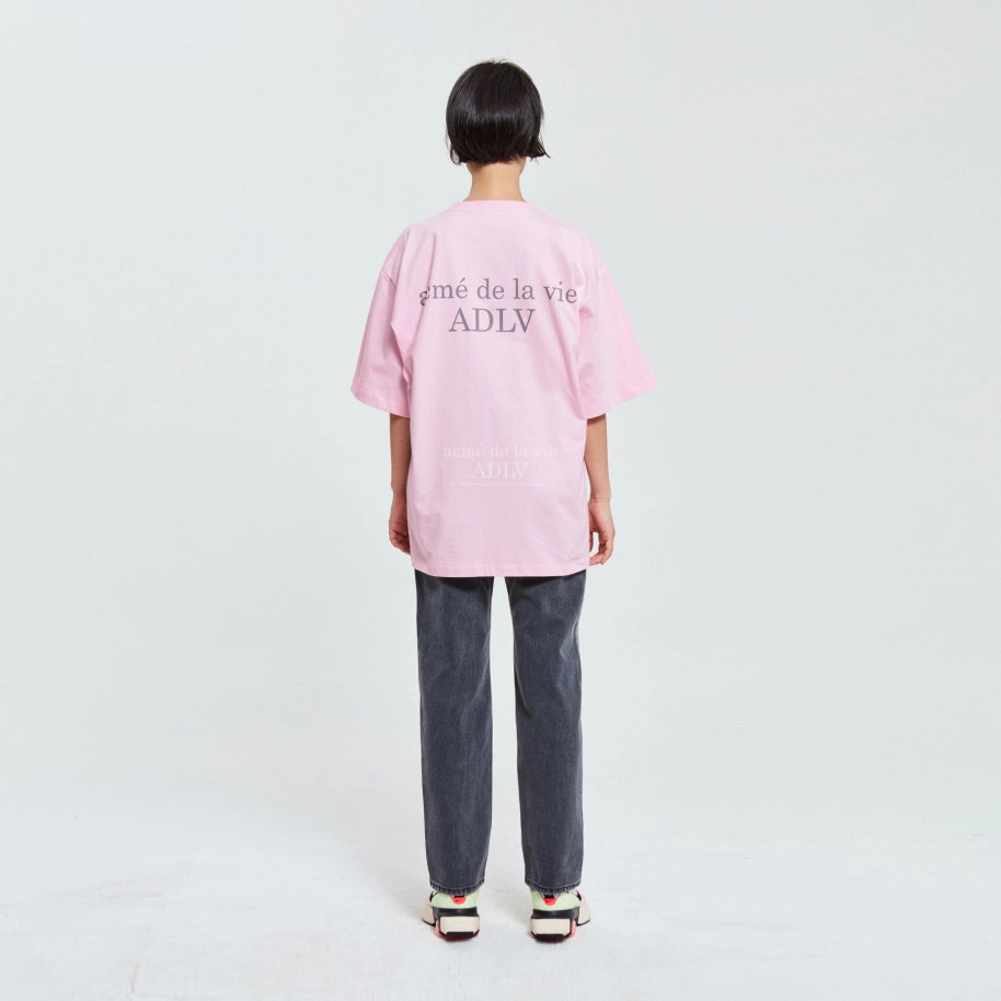 ADLV BASIC SHORT SLEEVE T-SHIRT 2 PINK