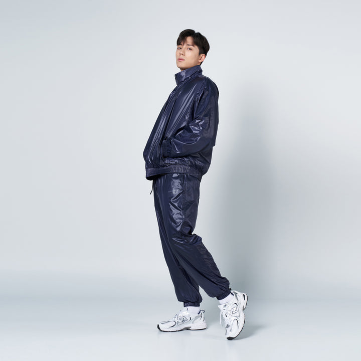 ADLV GLOSSY WOVEN SETUP JACKET