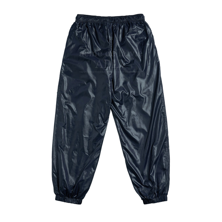 ADLV GLOSSY WOVEN SETUP PANTS NAVY