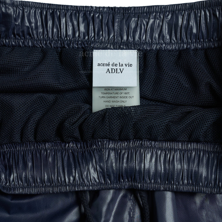 ADLV GLOSSY WOVEN SETUP PANTS NAVY