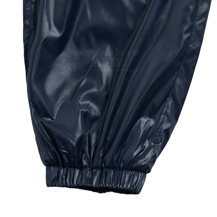 ADLV GLOSSY WOVEN SETUP PANTS NAVY