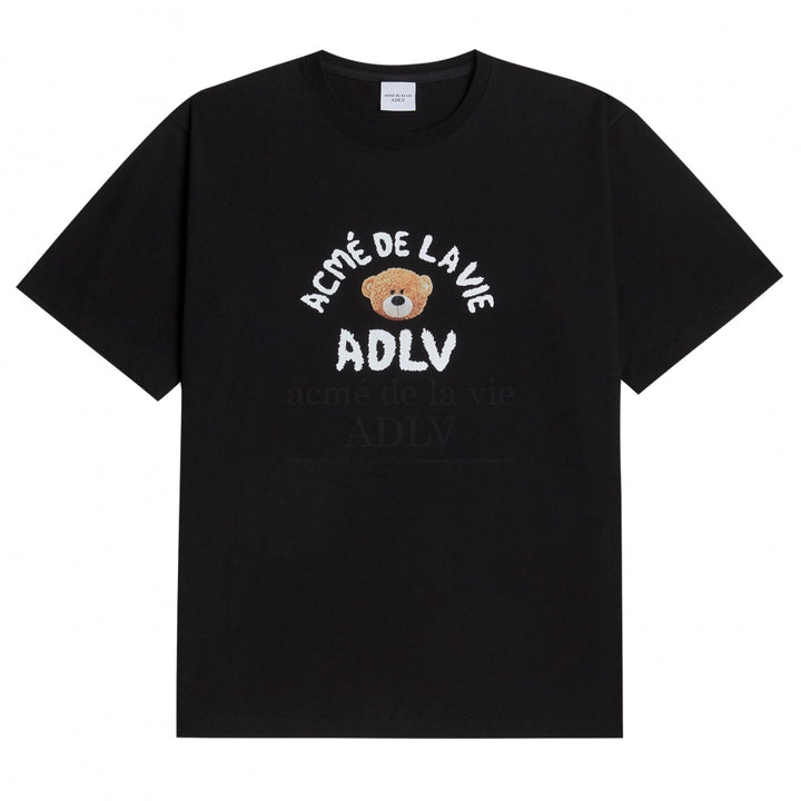 ADLV TEDDY BEAR T-SHIRT (BEAR DOLL) BLACK