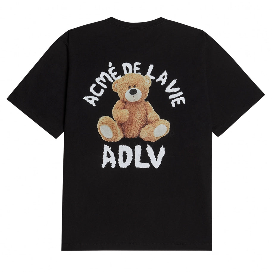 ADLV TEDDY BEAR T-SHIRT (BEAR DOLL) BLACK