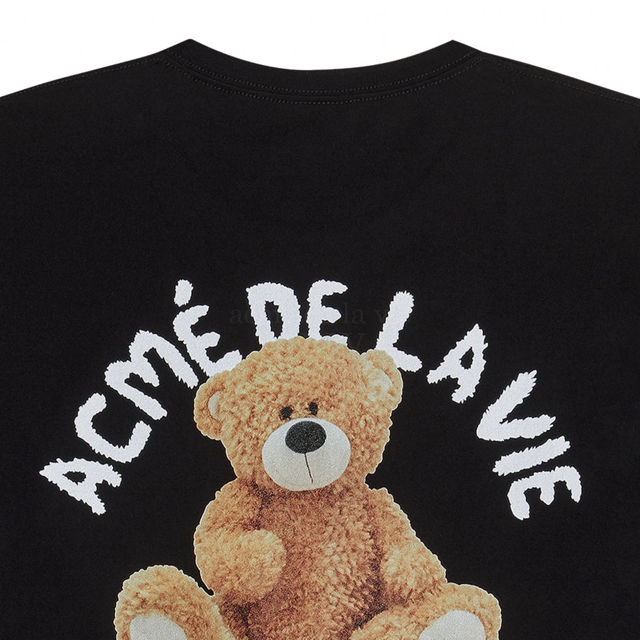 ADLV TEDDY BEAR T-SHIRT (BEAR DOLL) BLACK