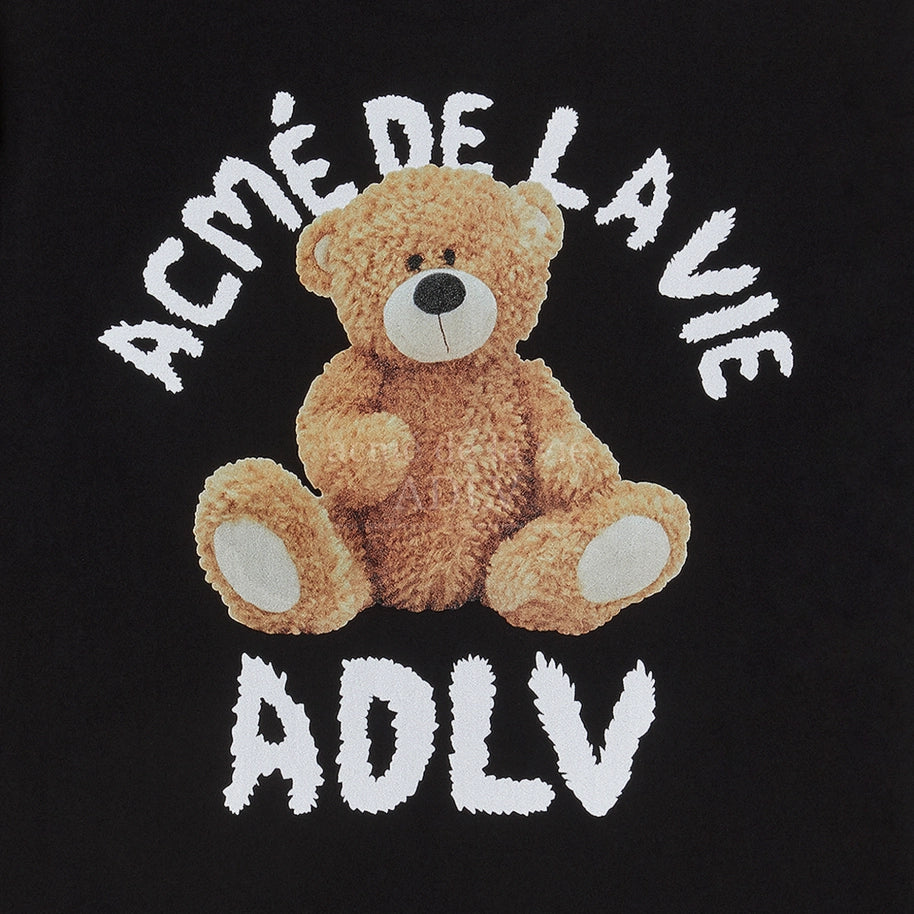 ADLV TEDDY BEAR T-SHIRT (BEAR DOLL) BLACK