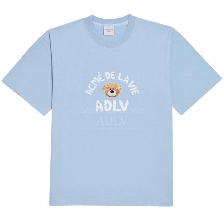 ADLV TEDDY BEAR T-SHIRT (BEAR DOLL) SKY BLUE