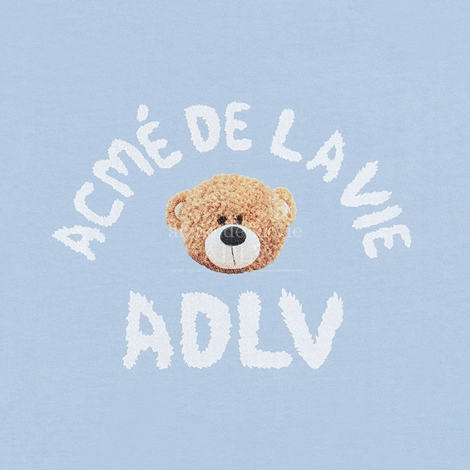 ADLV TEDDY BEAR T-SHIRT (BEAR DOLL) SKY BLUE