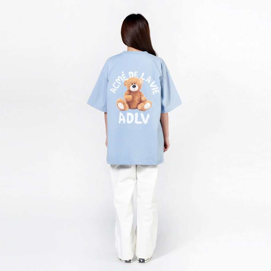 ADLV TEDDY BEAR T-SHIRT (BEAR DOLL) SKY BLUE