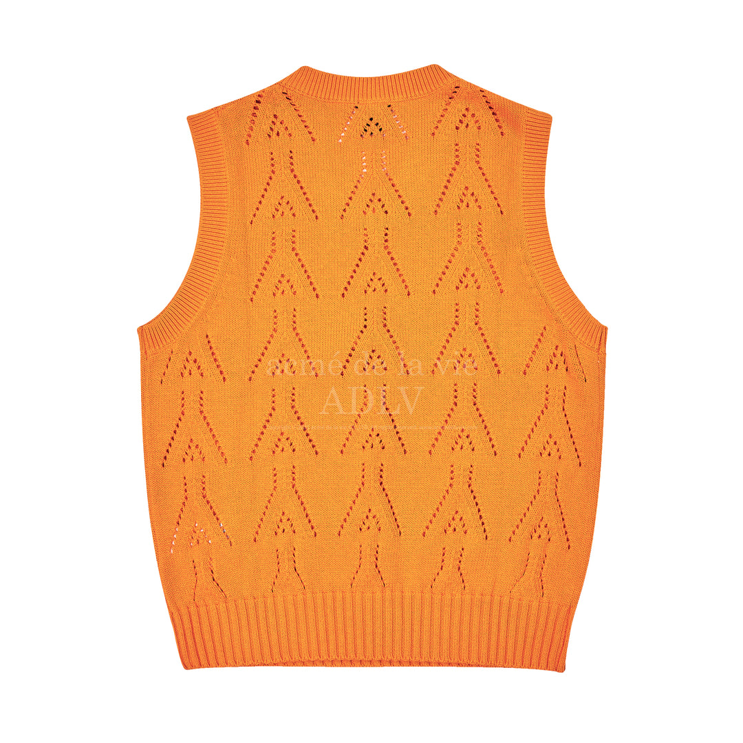 Punching Knit Vest