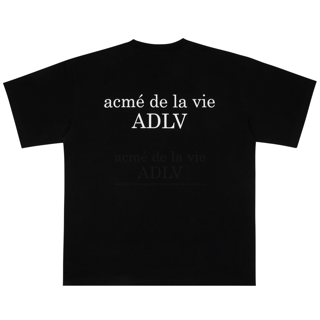 ADLV BABY FACE HEART BOY T-SHIRT BLACK