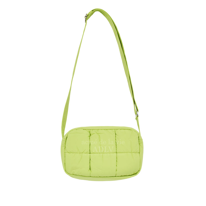 ADLV NEW SYMBOL RIVET QUILTING CROSS BAG LIME