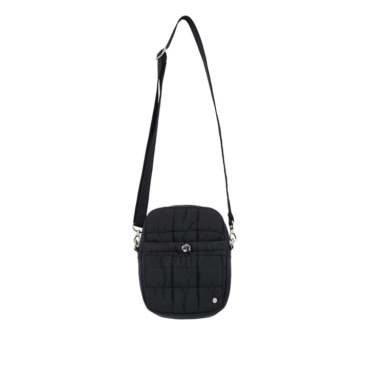 ADLV NEW SYMBOL RIVET QUILTING MINI CROSS BAG BLACK