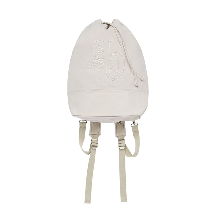 ADLV NEW SYMBOL LOGO TWO WAY GYM SACK IVORY