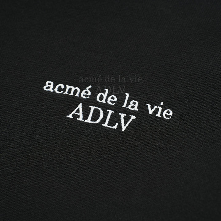 ADLV CIRCLE NEW SYMBOL LOGO BOLERO HOODIE BLACK