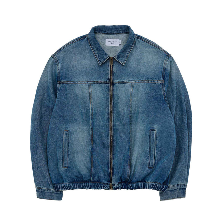 ADLV NEW SYMBOL LOGO BLOUSON SET UP DENIM JACKET BLUE