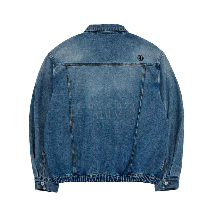 ADLV NEW SYMBOL LOGO BLOUSON SET UP DENIM JACKET BLUE