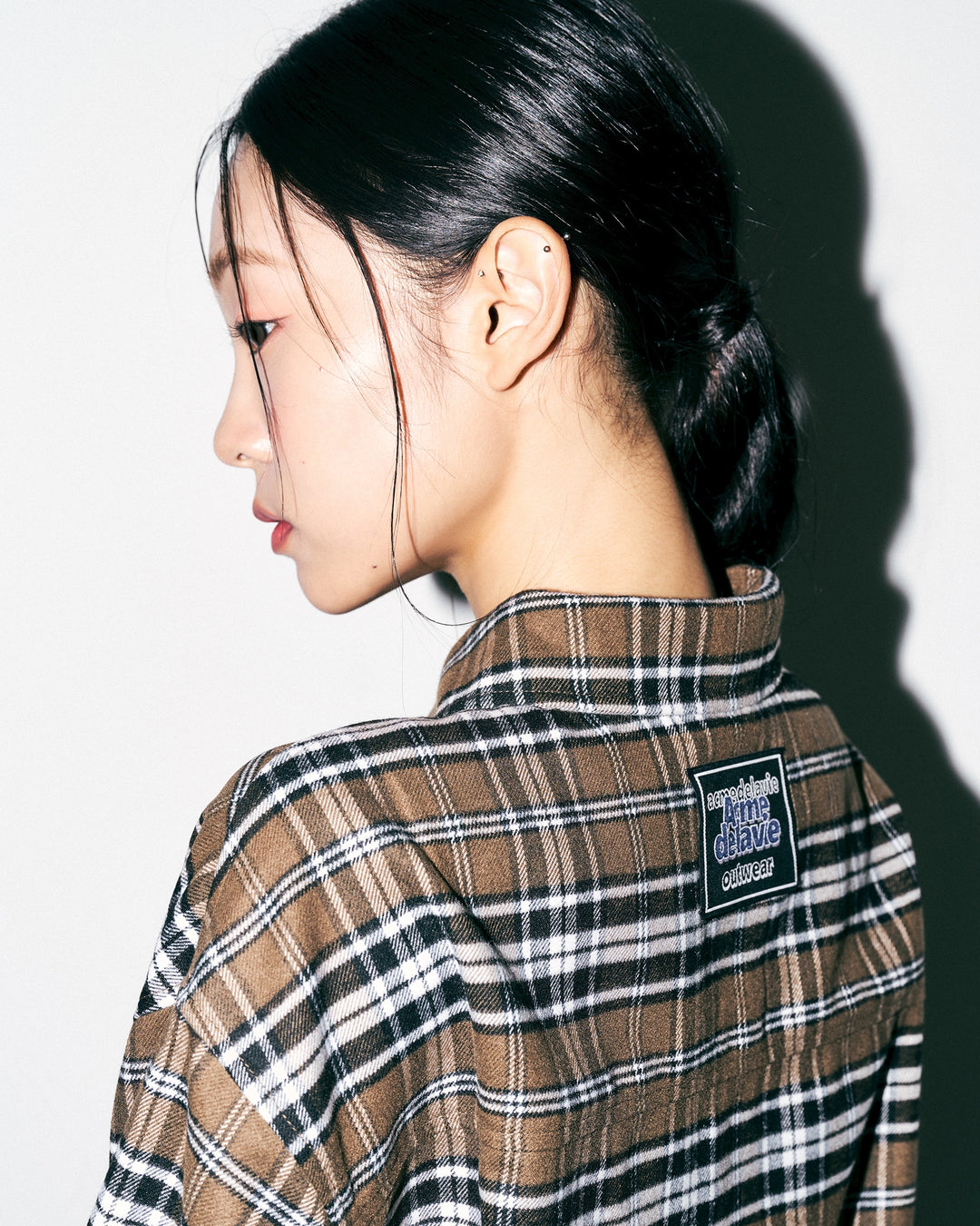 ADLV OVERSIZED CHECKED SHIRT