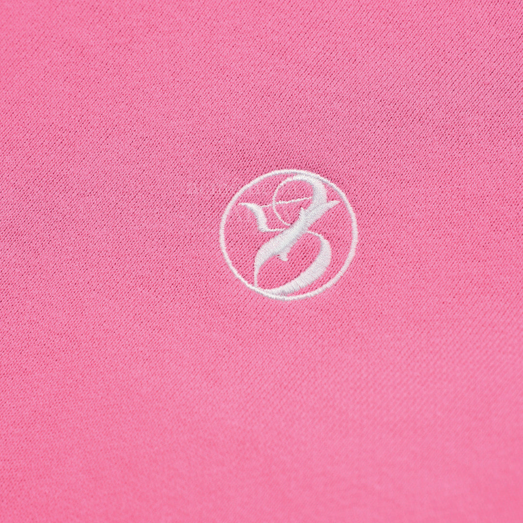 ADLV CIRCLE NEW SYMBOL LOGO BOLERO SWEATSHIRT DARK PINK