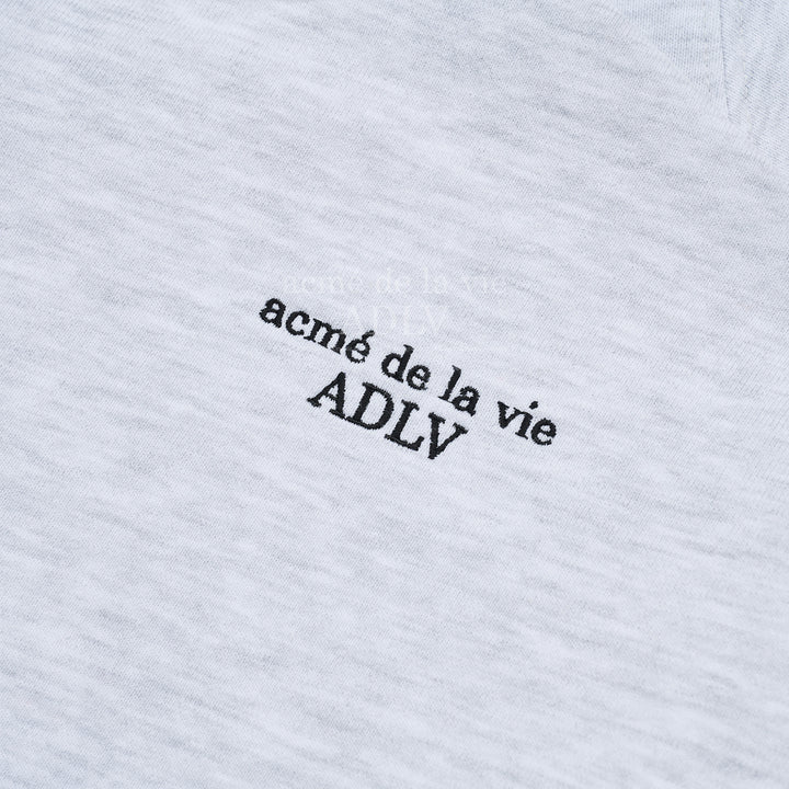 ADLV CIRCLE NEW SYMBOL LOGO BOLERO SWEATSHIRT MELANGE