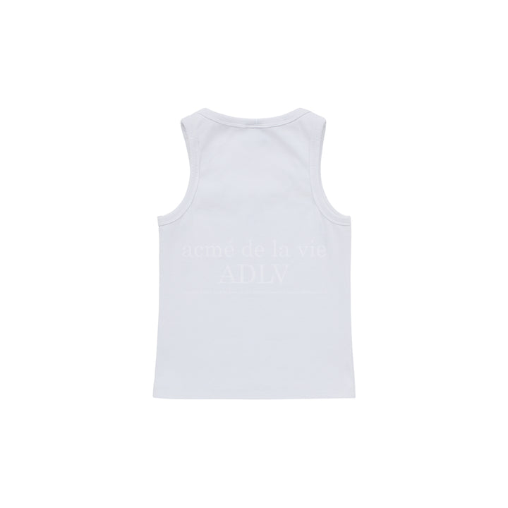 ADLV NEW SYMBOL LOGO TANK TOP WHITE