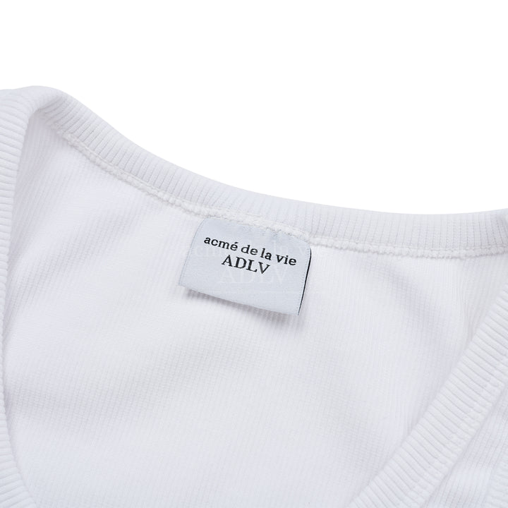 ADLV NEW SYMBOL LOGO TANK TOP WHITE