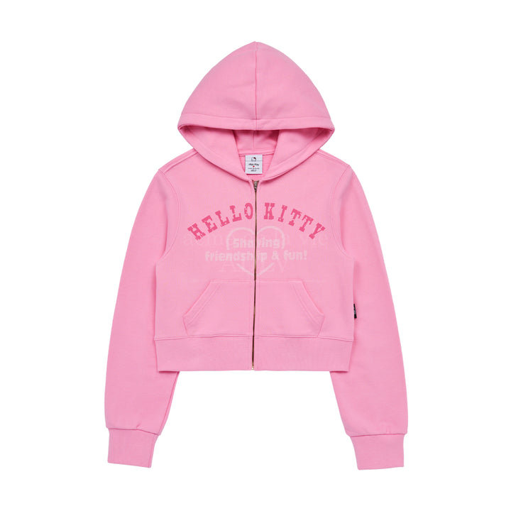 Pink Zip up Hoodie