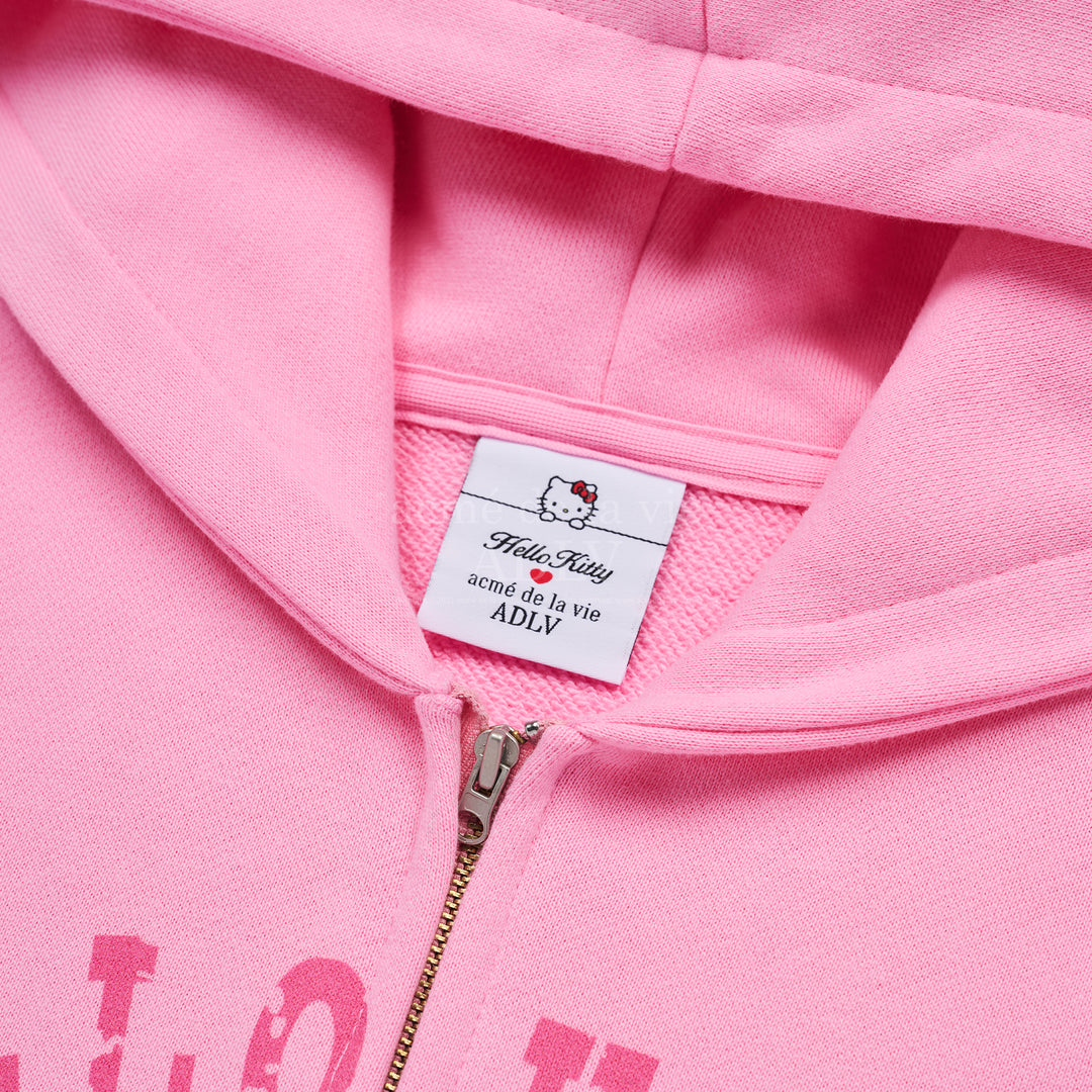 Pink Zip up Hoodie