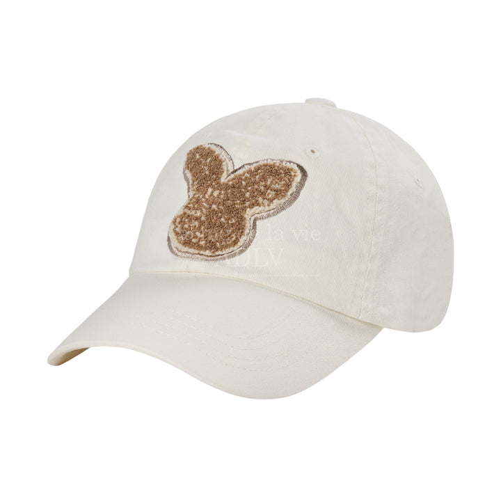 ADLV FUZZY RABBIT BOUCLE BALL CAP