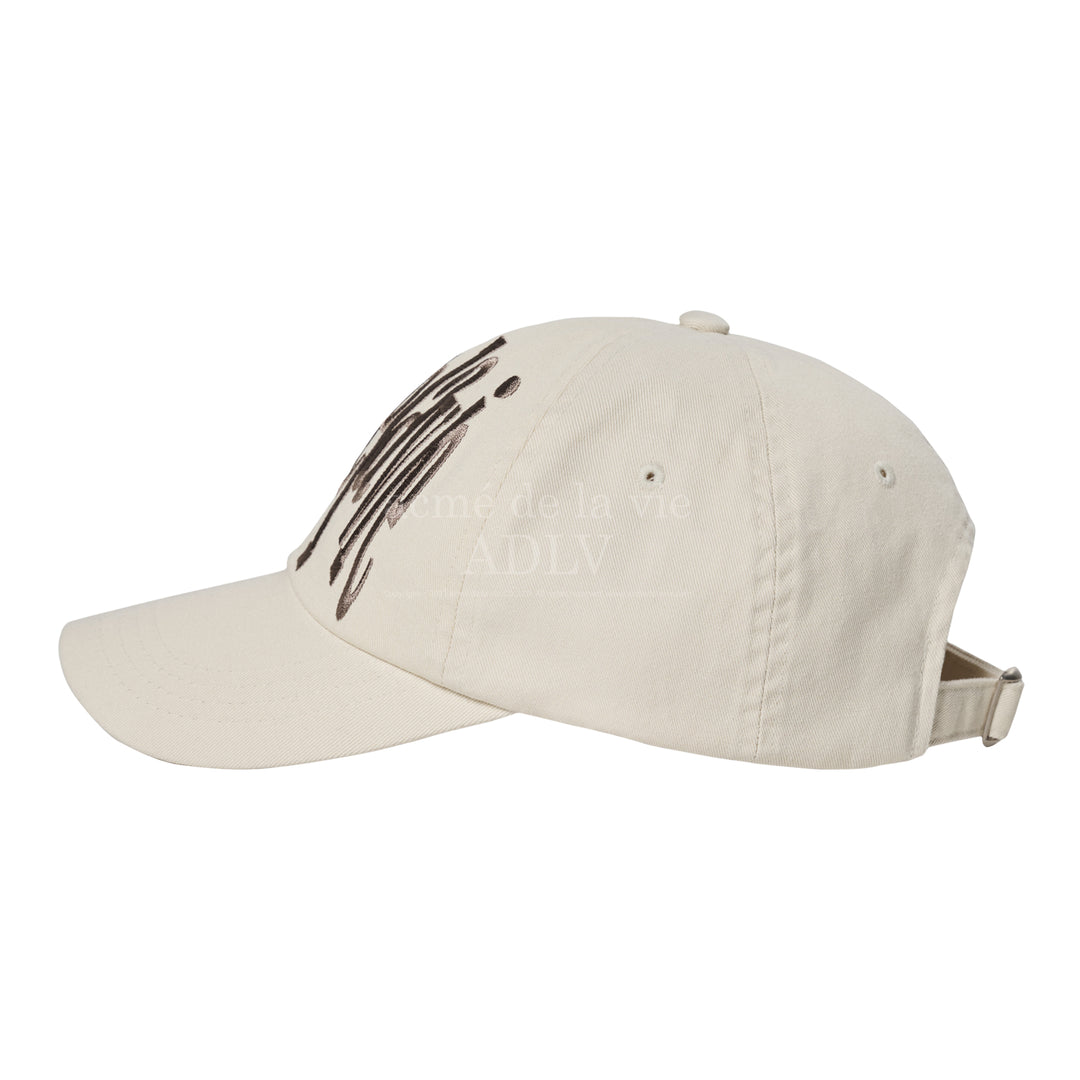 ADLV UNBALANCE BIG LOGO BALL CAP