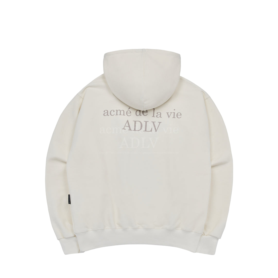 ADLV FUZZY RABBIT HOODIE CREAM