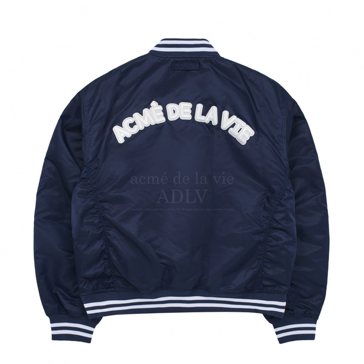 ADLV LOGO PATCH VARSITY JACKET