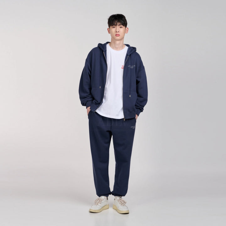 ADLV BASIC LOGO SEASON2 TRAINING PANTS NAVY