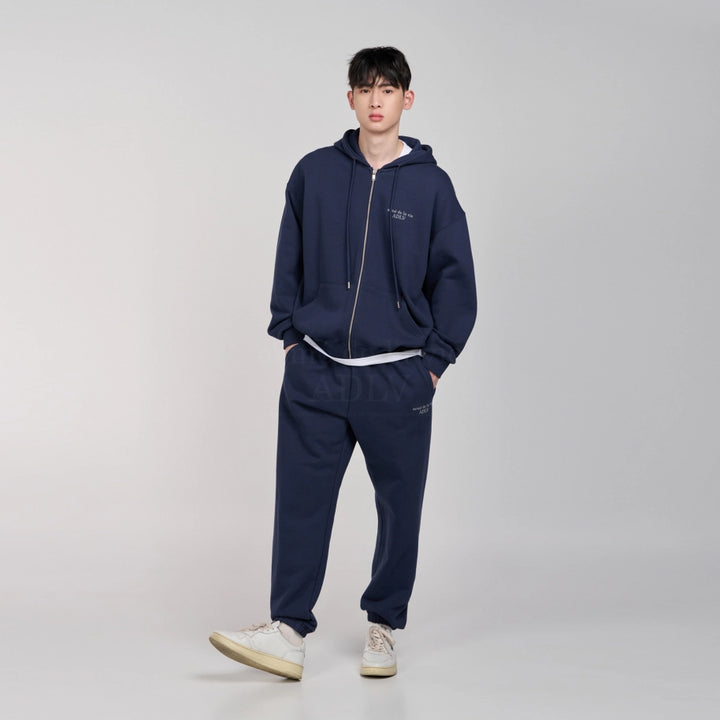 ADLV BASIC LOGO SEASON2 TRAINING PANTS NAVY