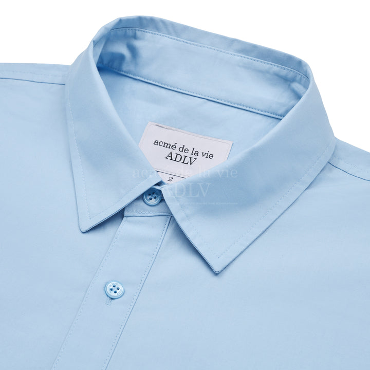 ADLV CIRCLE WAPPEN BASIC SHIRT SKY BLUE