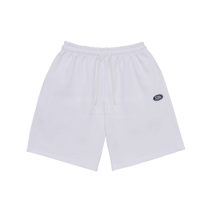 ADLV CIRCLE WAPPEN TRAINING SHORTS (MEN) WHITE